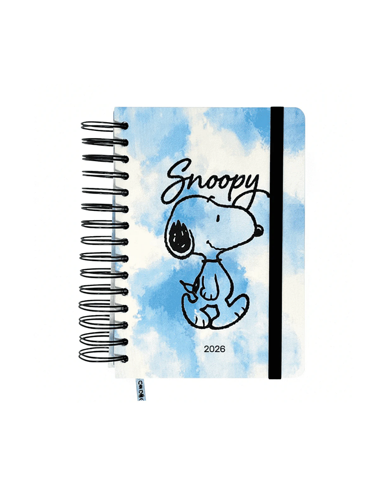 Agenda Diaria 2026 Mooving Snoopy