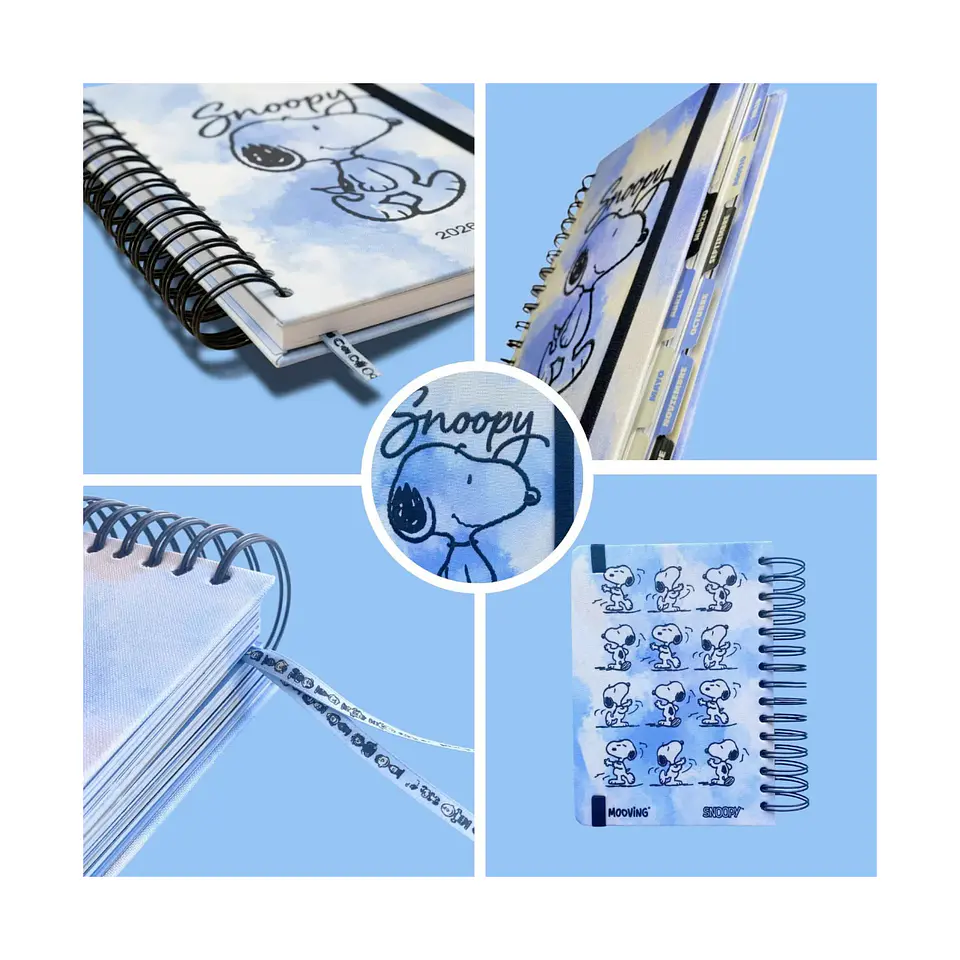 Agenda Diaria 2026 Mooving Snoopy 2