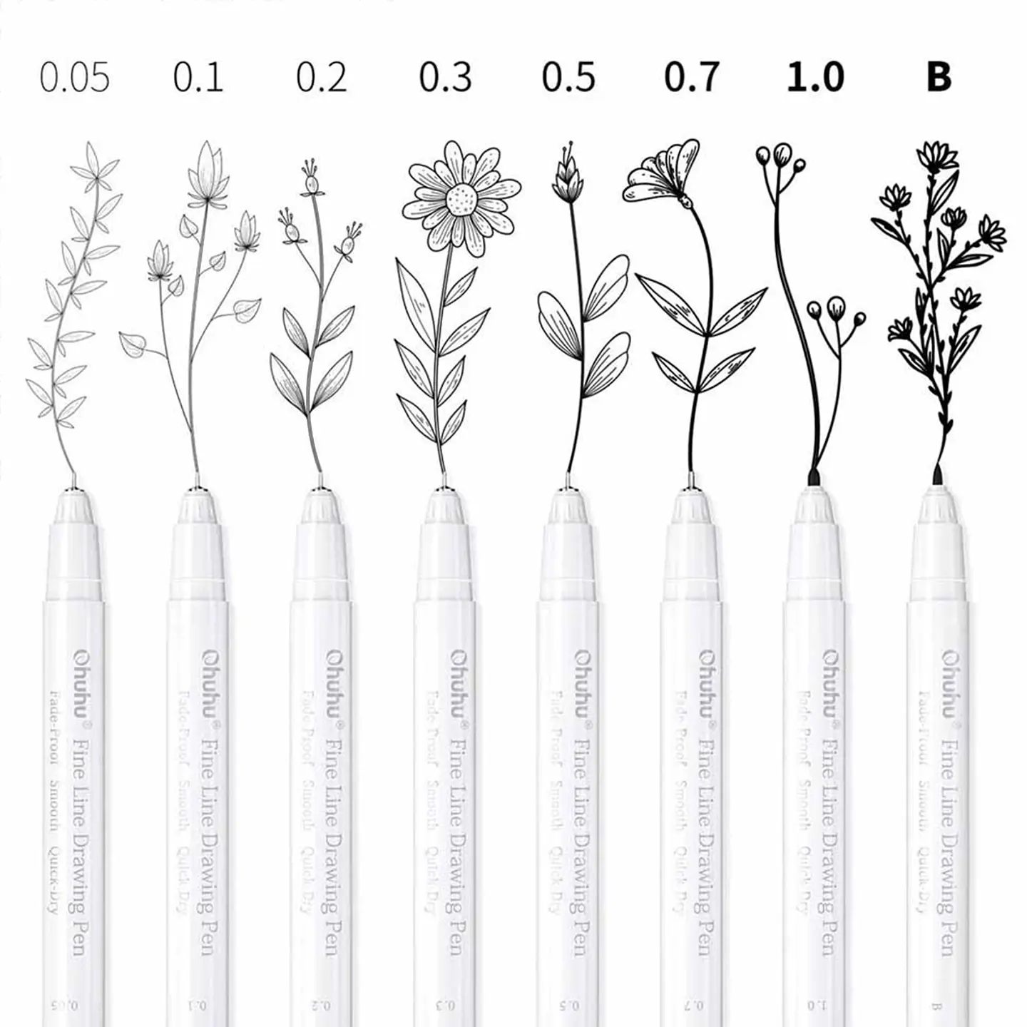 Set 8 Tiralíneas Para Dibujo - Ohuhu 3