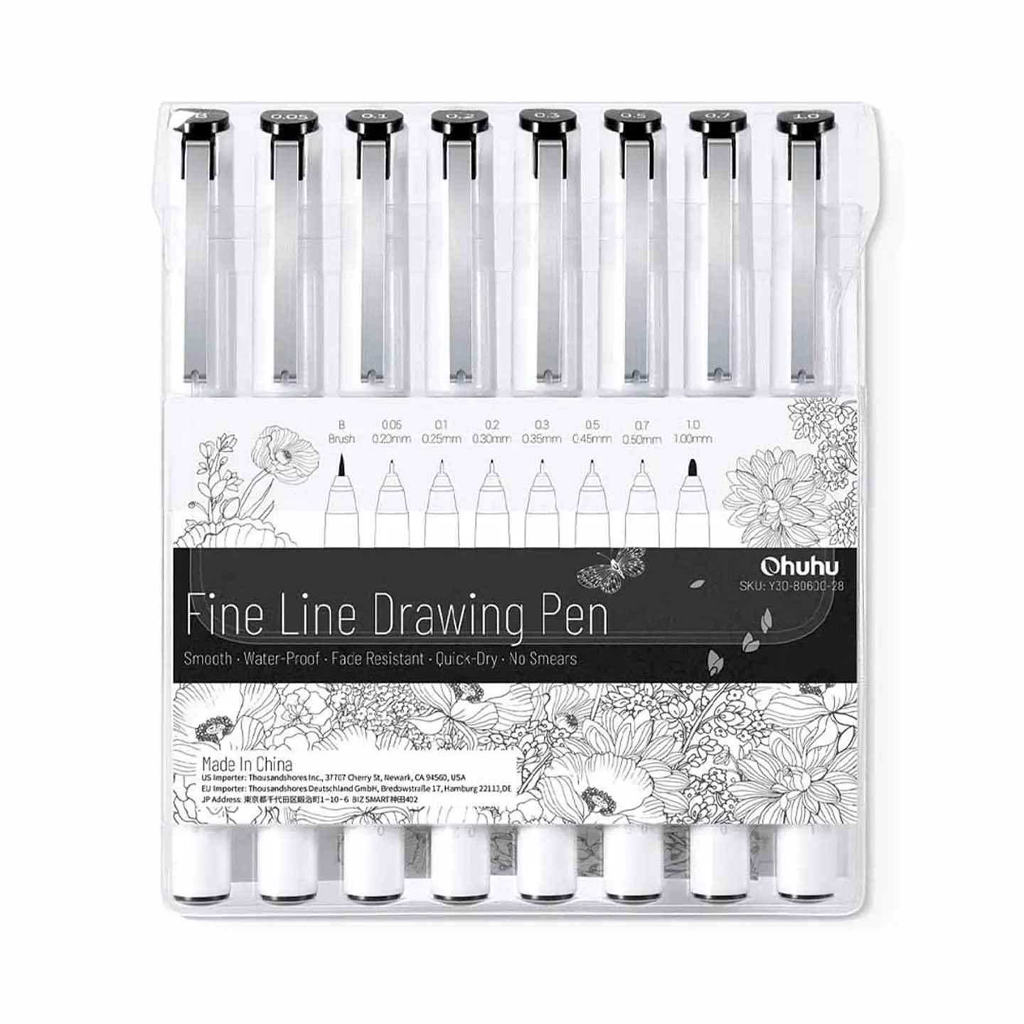 Set 8 Tiralíneas Para Dibujo - Ohuhu 1