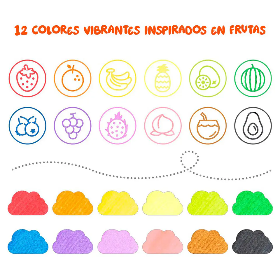 12 Marcadores Stamper Kainani A Base De Agua - Ohuhu 2