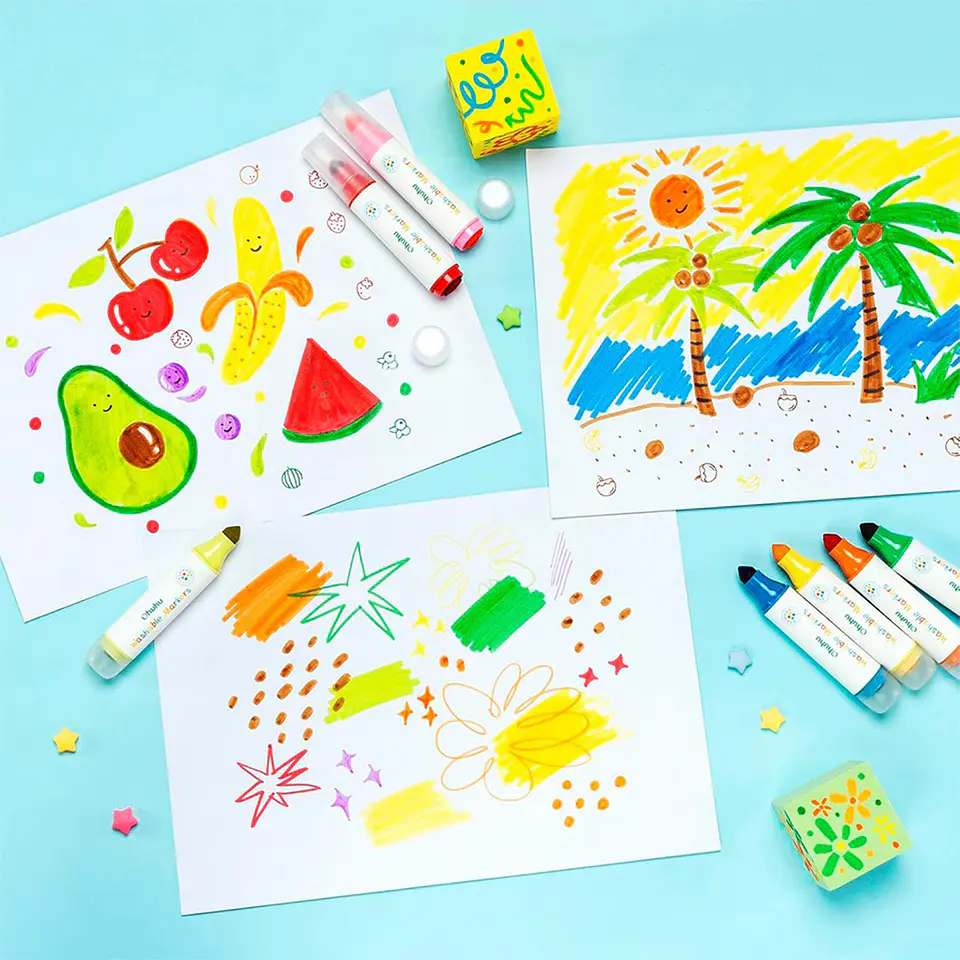 12 Marcadores Stamper Kainani A Base De Agua - Ohuhu 7