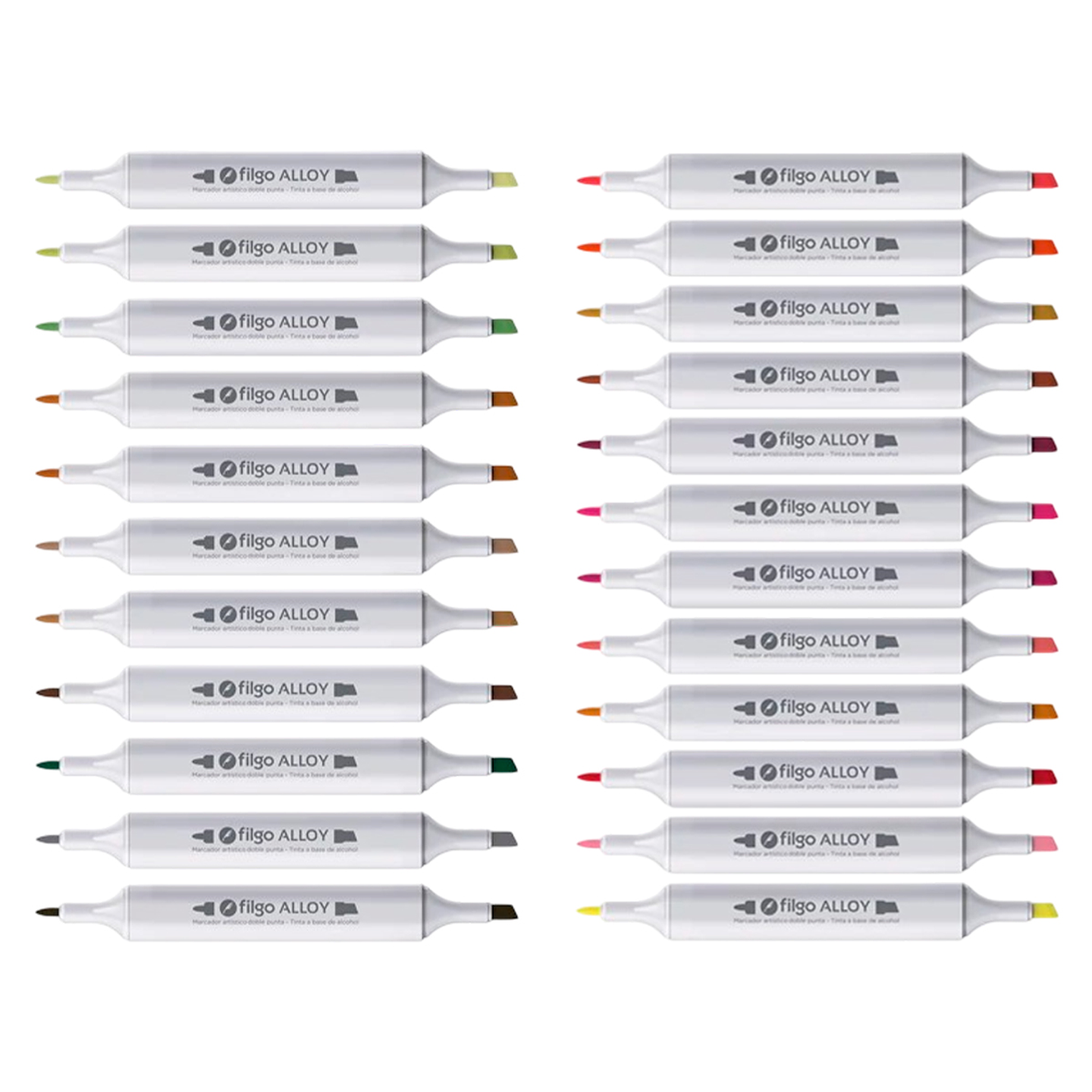 Marcadores Artísticos Doble Punta Filgo Alloy  - 72 Tonos Surtidos 3
