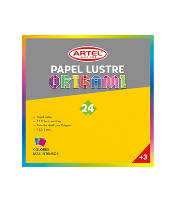 Block Papel Lustre 24 Hojas - Artel