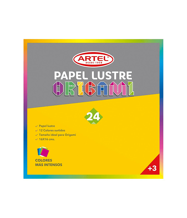 Block Papel Lustre 24 Hojas - Artel