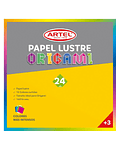 Block Papel Lustre 24 Hojas - Artel
