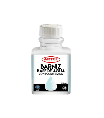 Barniz A Base De Agua Frasco 80Ml - Artel