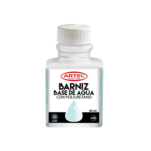 Barniz A Base De Agua Frasco 80Ml - Artel