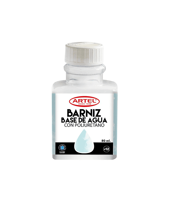 Barniz A Base De Agua Frasco 80Ml - Artel