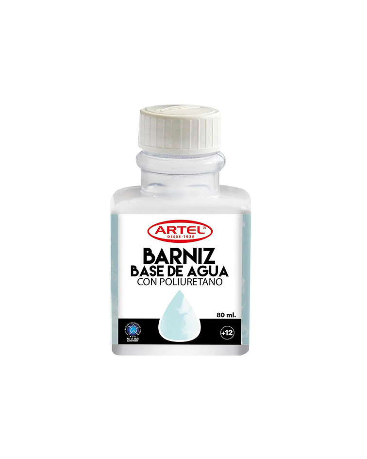Barniz A Base De Agua Frasco 80Ml - Artel