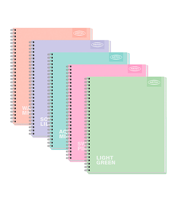 Cuaderno Universitario 100 Hojas 7mm Pastel - Artel