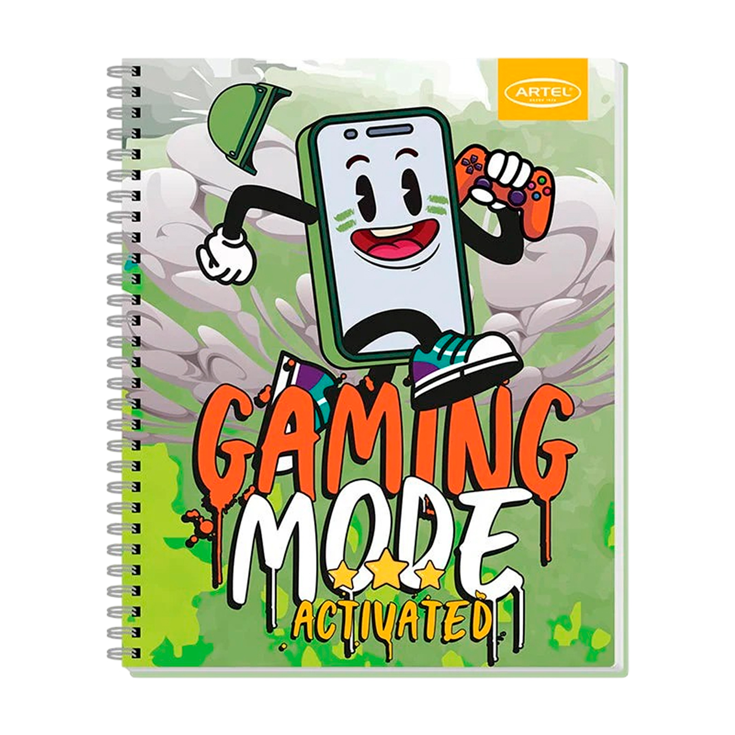 Cuaderno Universitario 100 Hojas 7mm Gamers - Artel 3
