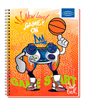 Cuaderno Universitario 100 Hojas 7mm Gamers - Artel