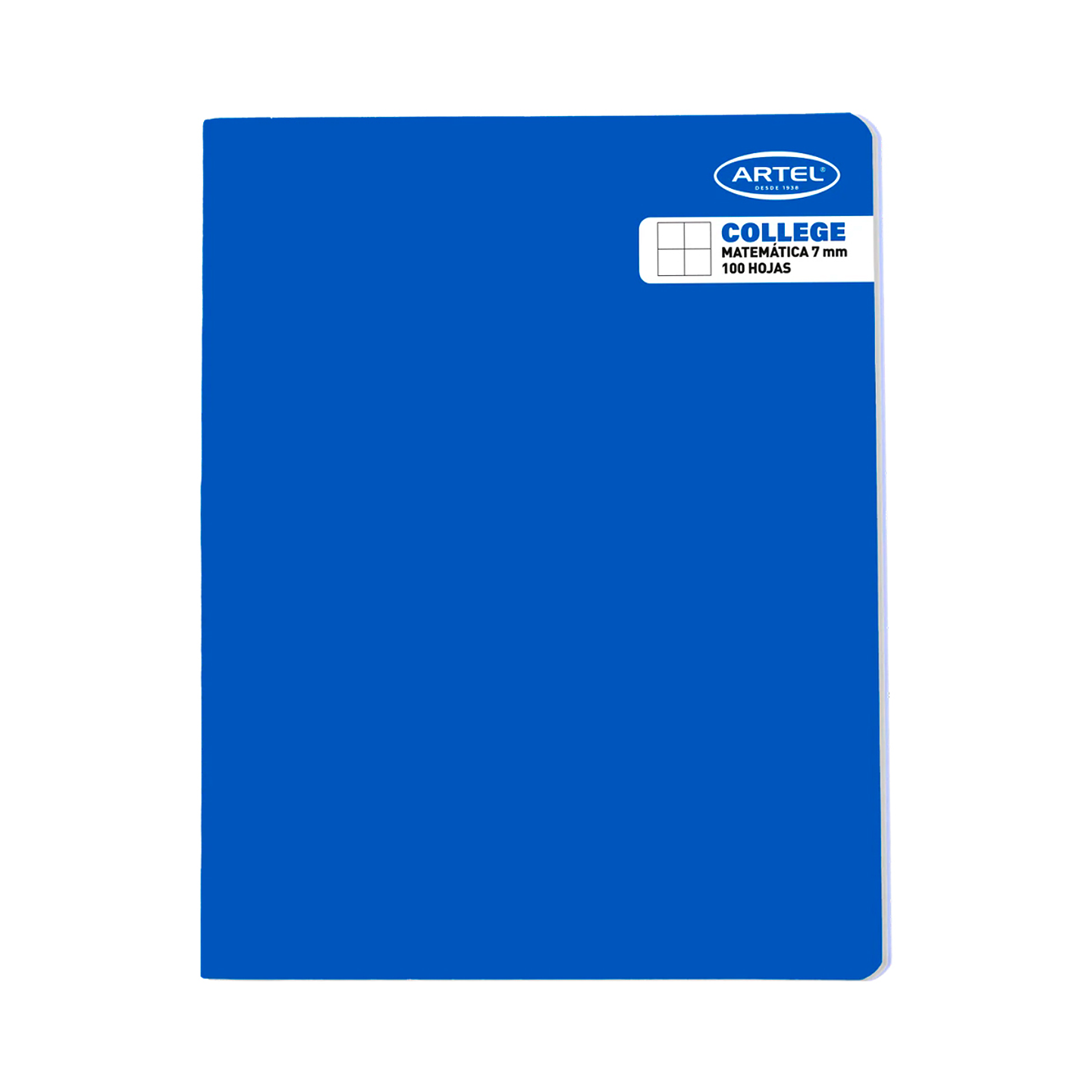 Cuaderno College 100 Hojas Matemática 7mm - Artel 4