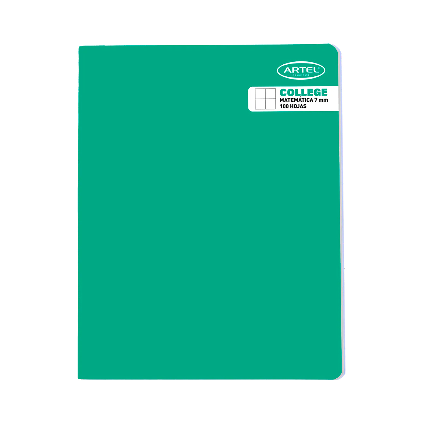Cuaderno College 100 Hojas Matemática 7mm - Artel 5