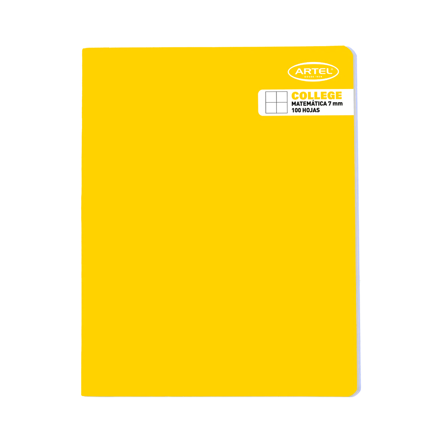 Cuaderno College 100 Hojas Matemática 7mm - Artel 2