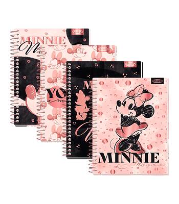 Cuaderno Especial Minnie Gold Rose 150 Hojas 7mm - Artel
