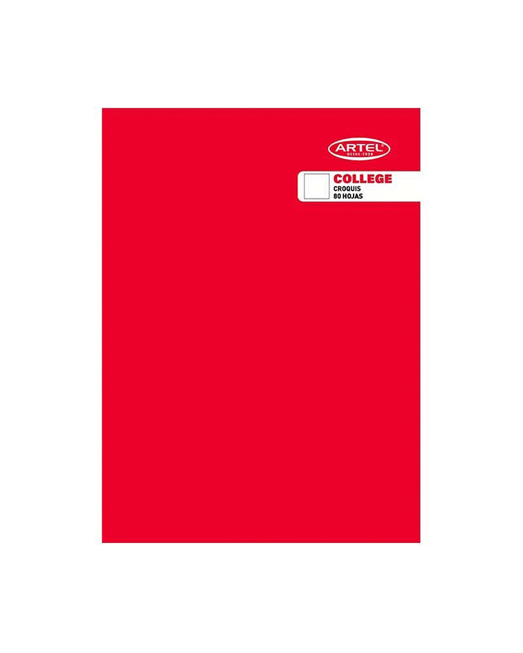 Cuaderno College 80 Hojas Croquis  - Artel