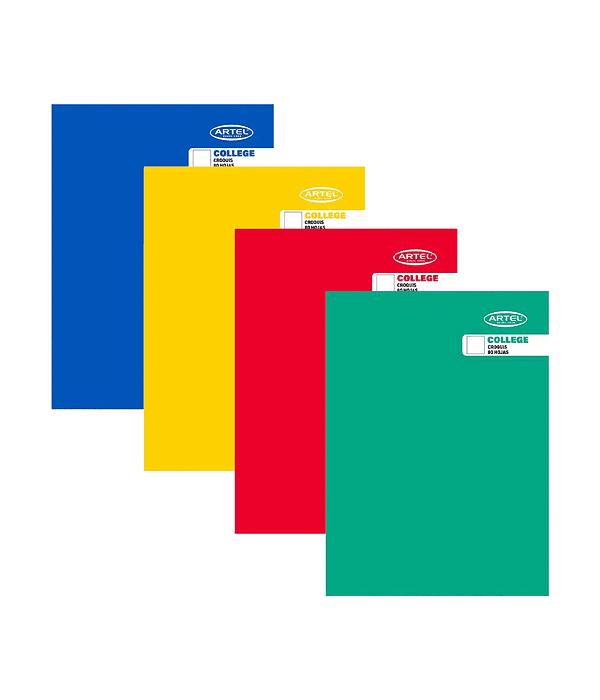 Cuaderno College 80 Hojas Croquis  - Artel