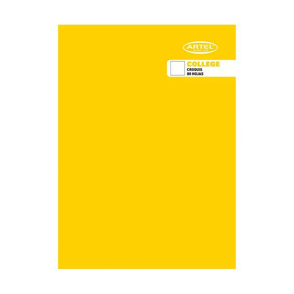 Cuaderno College 80 Hojas Croquis  - Artel 3