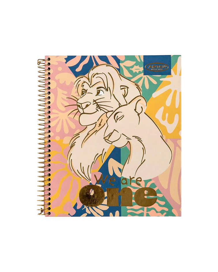 Cuaderno Book 120 Hojas Rey Leon Safari - Artel