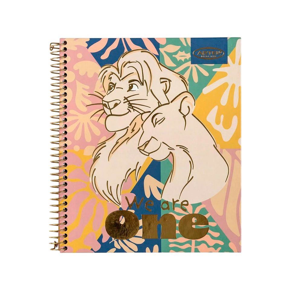 Cuaderno Book 120 Hojas Rey Leon Safari - Artel 2