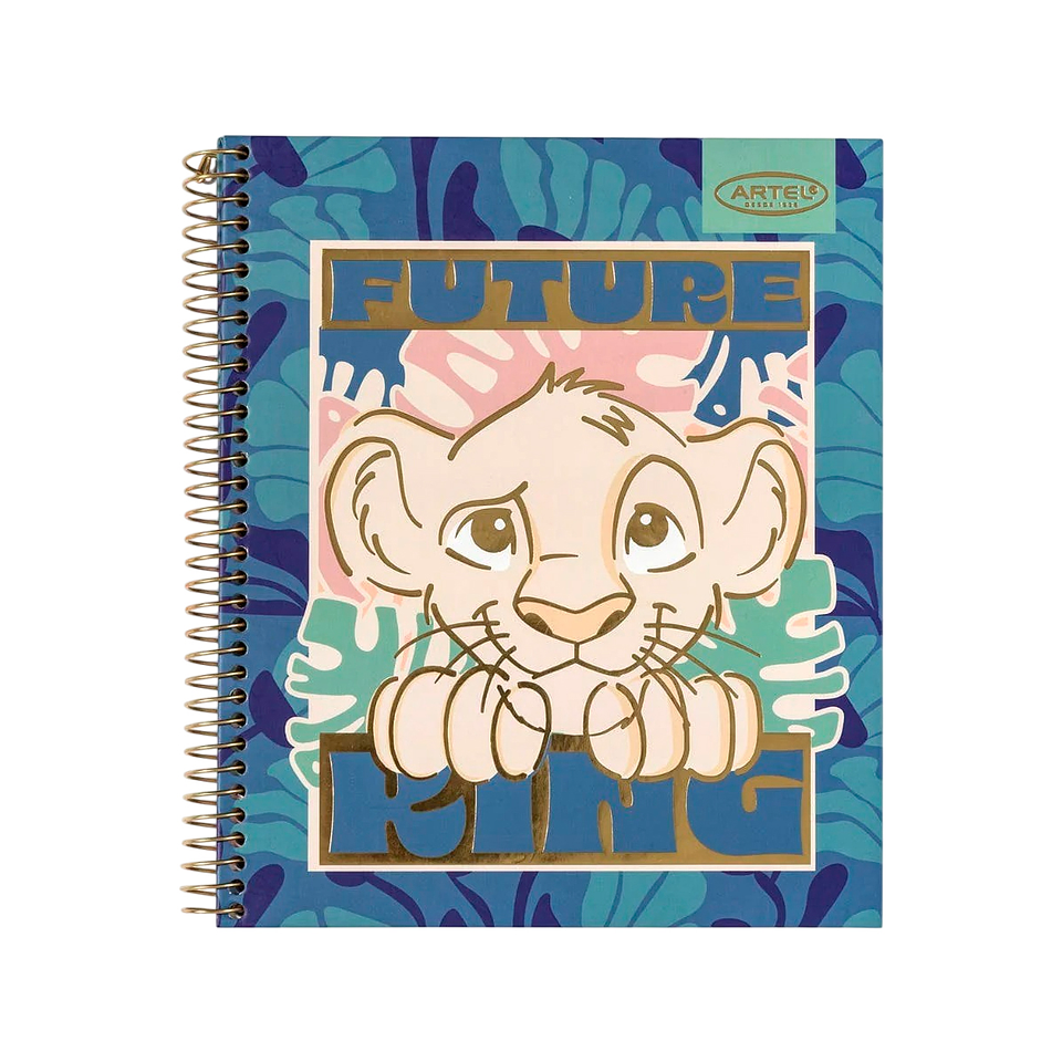 Cuaderno Book 120 Hojas Rey Leon Safari - Artel 4