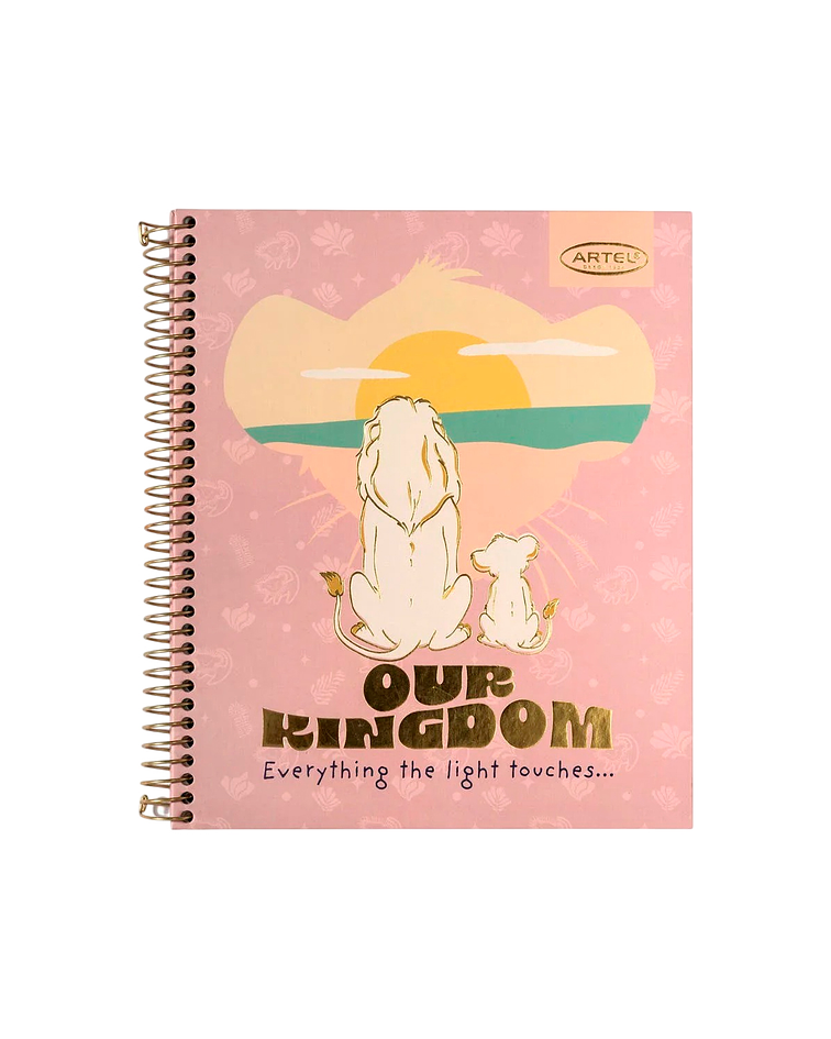 Cuaderno Book 120 Hojas Rey Leon Safari - Artel