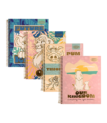 Cuaderno Book 120 Hojas Rey Leon Safari - Artel