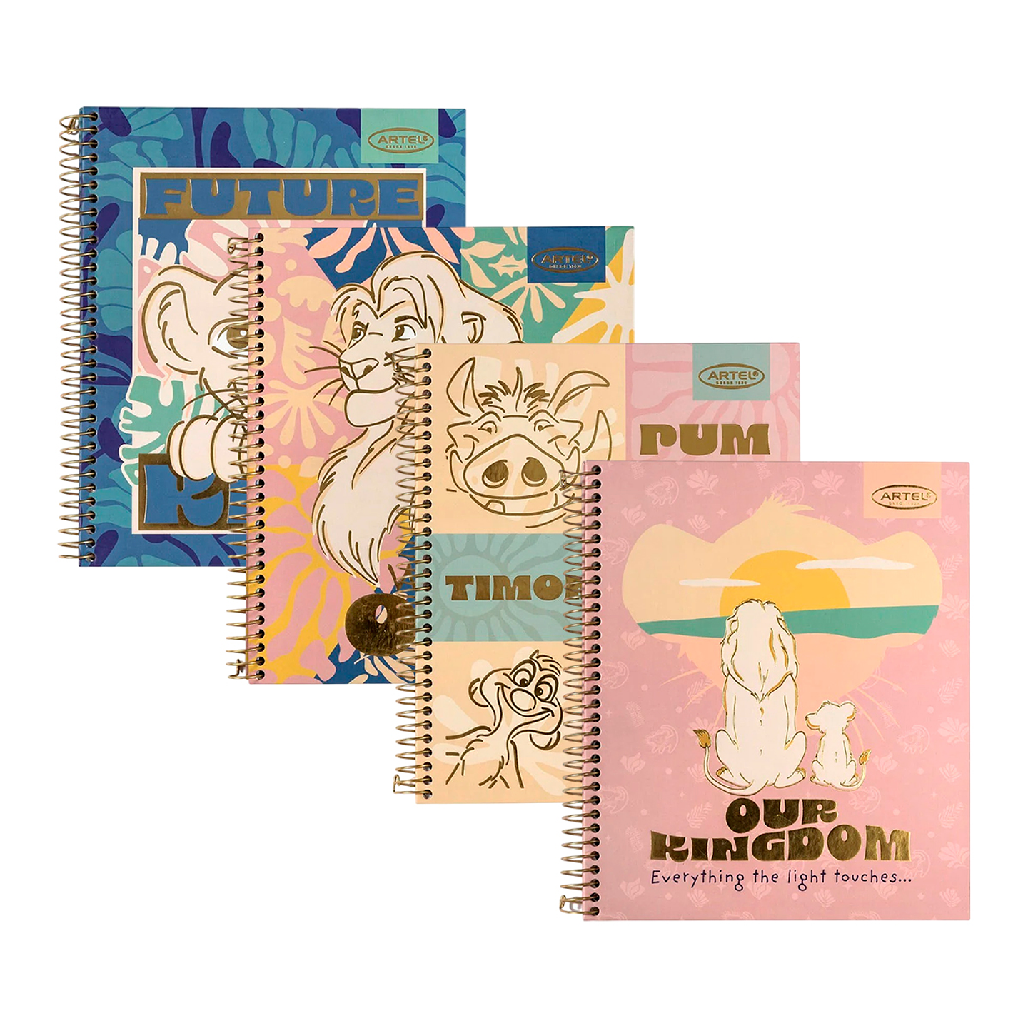 Cuaderno Book 120 Hojas Rey Leon Safari - Artel 1