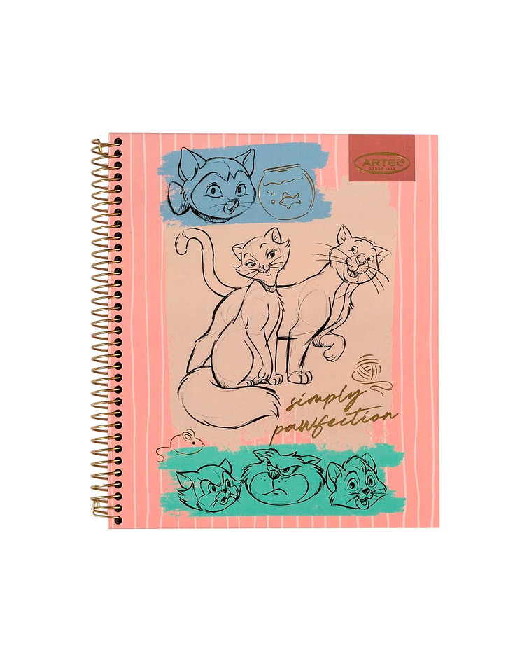 Cuaderno Book 120 Hojas Cats&dogs Clasicos - Artel