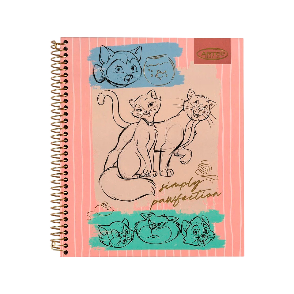 Cuaderno Book 120 Hojas Cats&dogs Clasicos - Artel 3