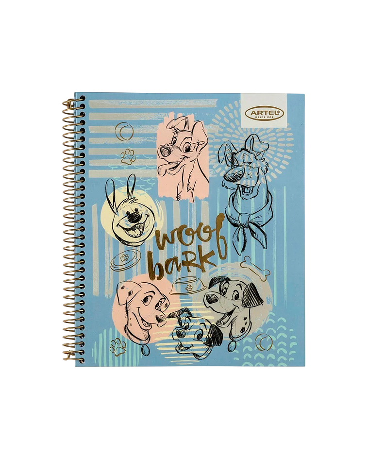 Cuaderno Book 120 Hojas Cats&dogs Clasicos - Artel