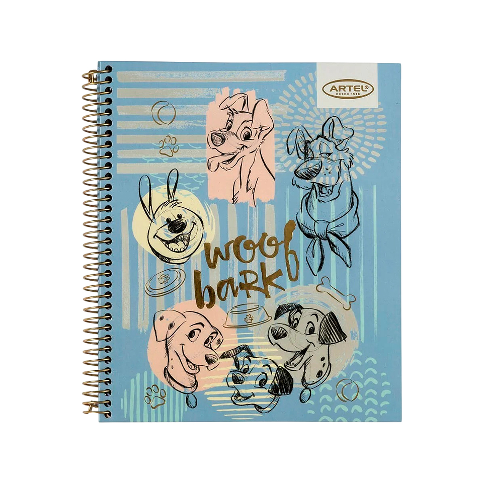 Cuaderno Book 120 Hojas Cats&dogs Clasicos - Artel 4