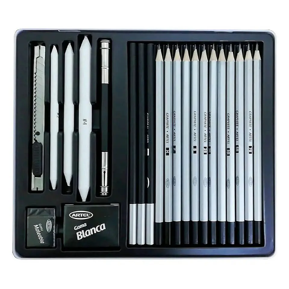  Set de Dibujo Artístico Para Croquis y Esbozo - Artel 2