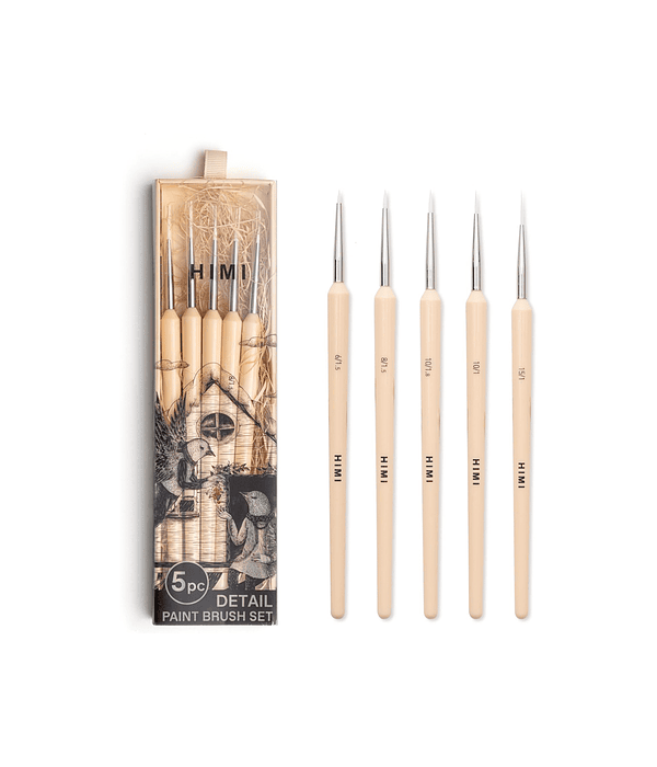 Set de 5 Pinceles Little Bird Amarillo - Himi