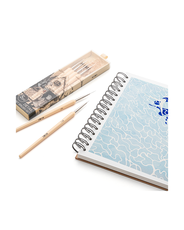 Himi Little Bird Set de 5 Pinceles Acuarela Amarillo