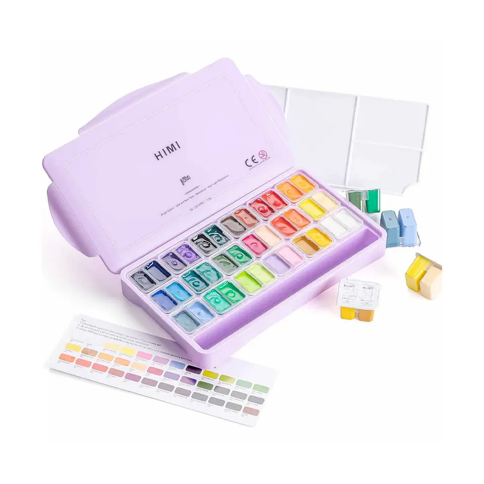 Himi Set Gouache 36 Colores 12Gr 1