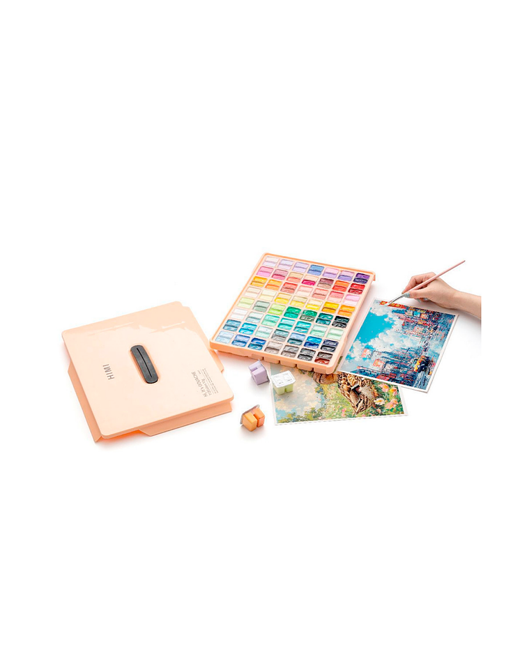 Set de Pintura Himi Gouache 112 Colores 12gr Peach