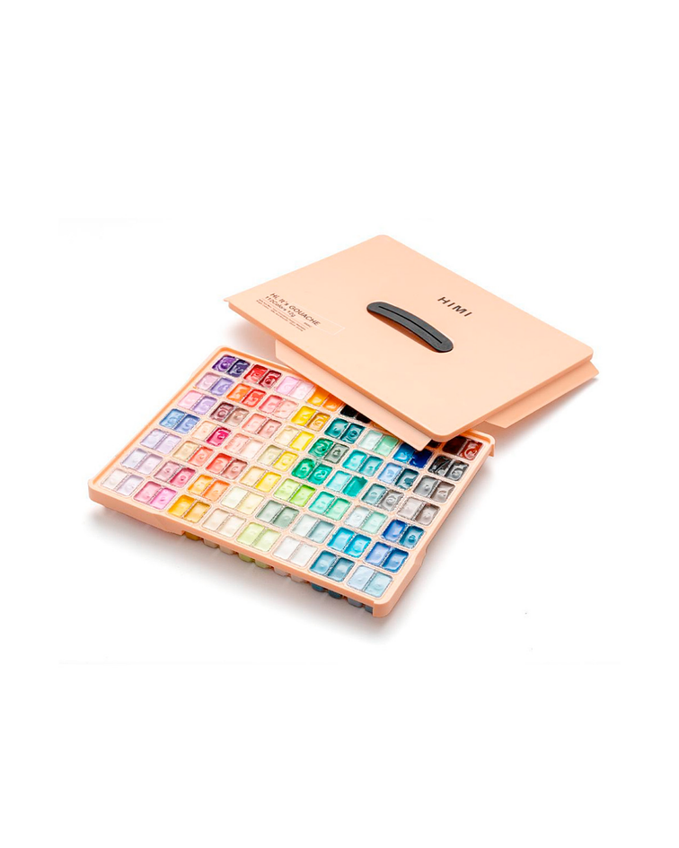 Set de Pintura Himi Gouache 112 Colores 12gr Peach