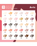 Arrtx Marcadores Acrilicos 30 Colores Piel Punta Pincel