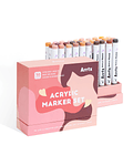 Arrtx Marcadores Acrilicos 30 Colores Piel Punta Pincel