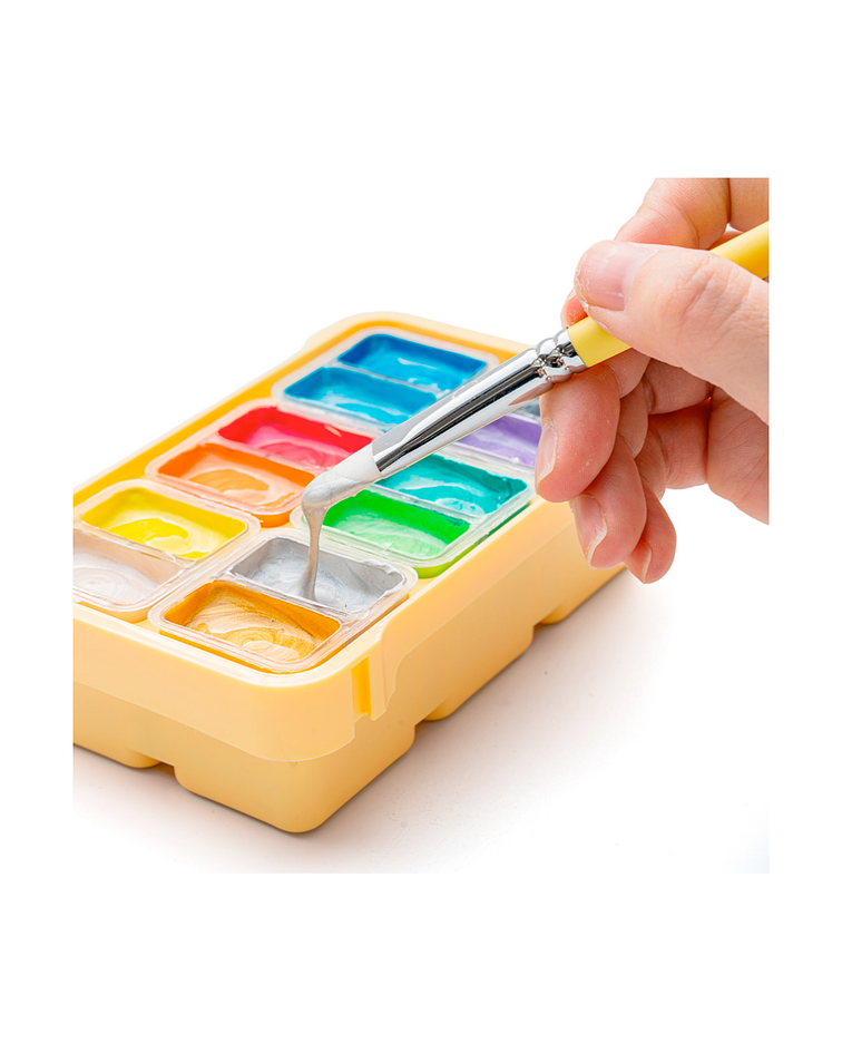 Set de Gouache Metalizada Himi 12 Colores 12ml