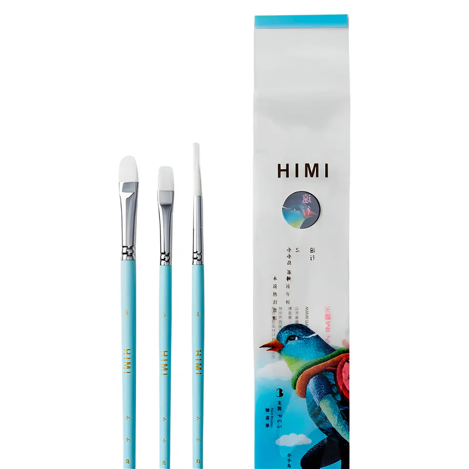 Set de 3 Pinceles Little Bird Blue Express - Himi 2