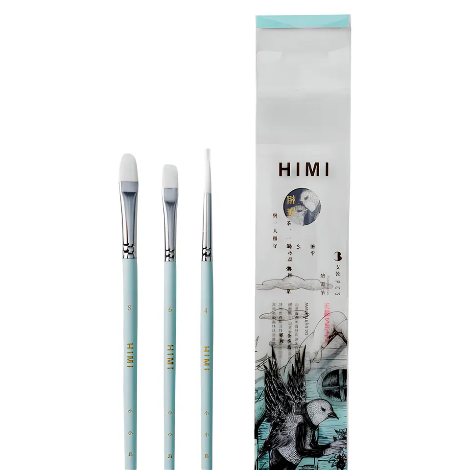 Set de 3 Pinceles Little Bird Green Express - Himi 2