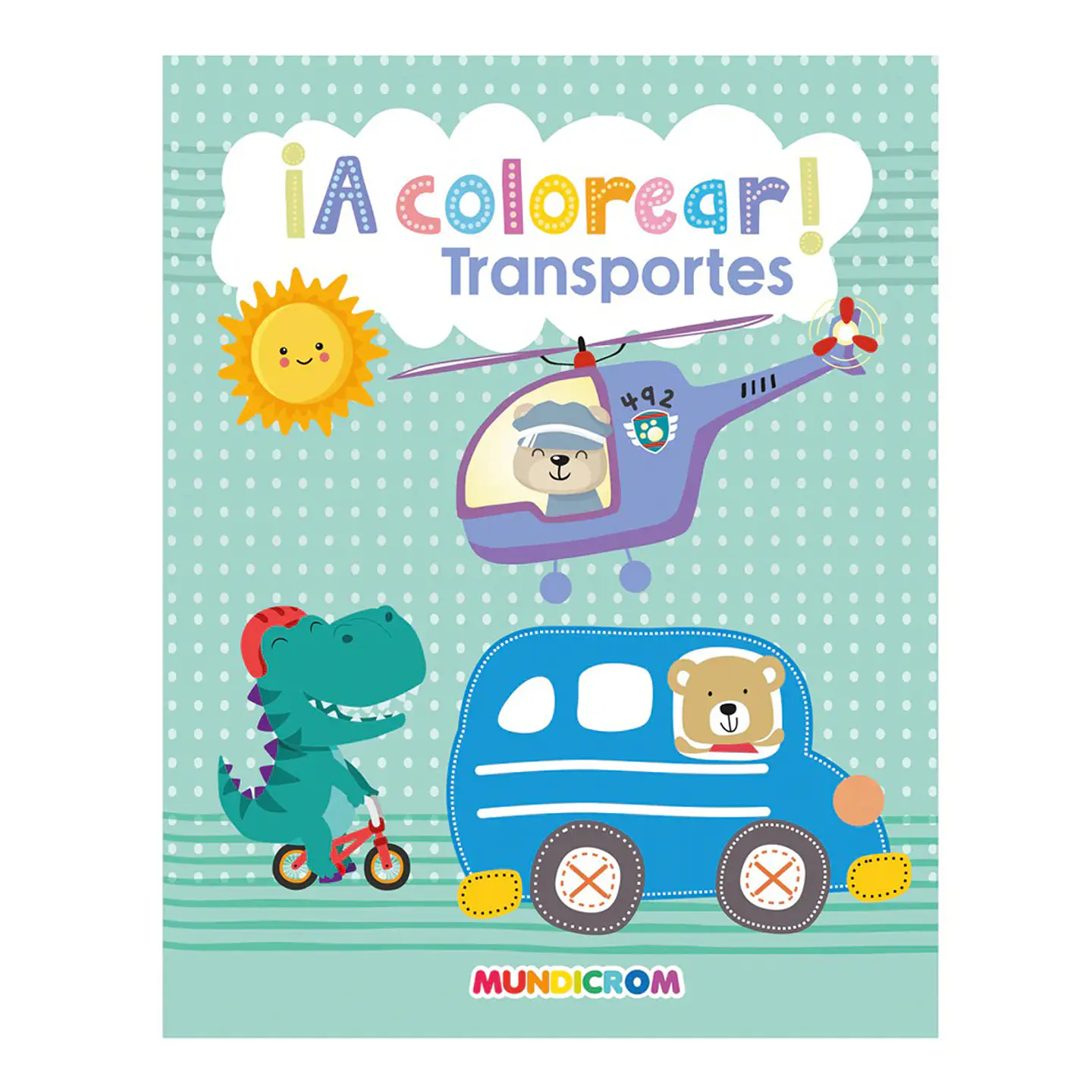 ¡A Colorear! Transportes - Mundicrom 1