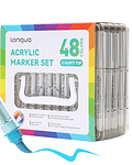48 Marcadores Acrílicos Punta Pincel - Languo