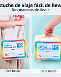 192 Marcadores Acrílicos Punta Pincel - Languo