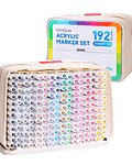 192 Marcadores Acrílicos Punta Pincel - Languo