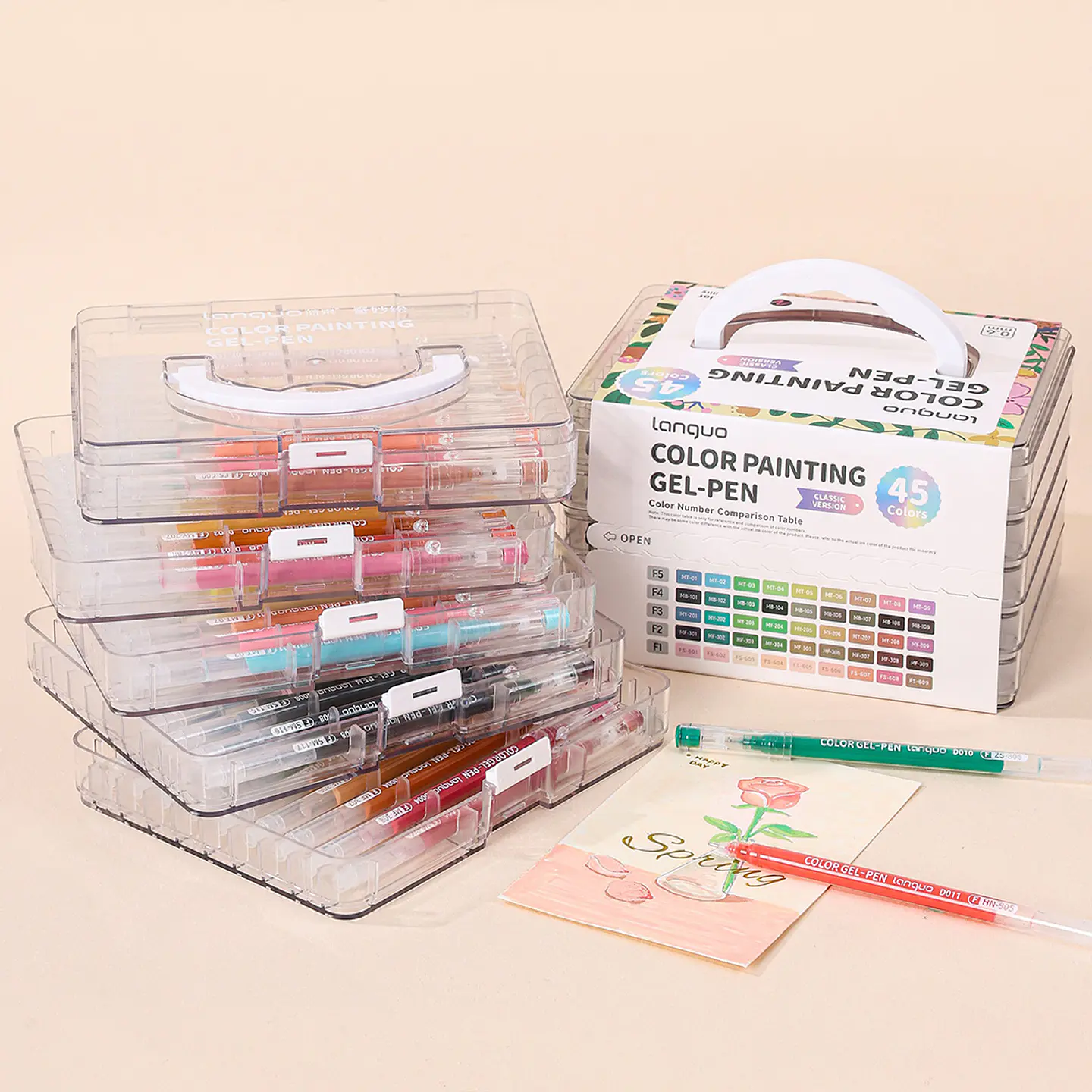 Set Lápices Gel 45 Colores -  Languo 6